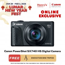 Canon PowerShot SX740 HS Digital Camera (Black)