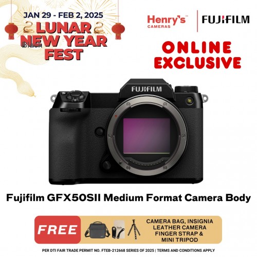 Fujifilm GFX50SII Medium Format Camera Body