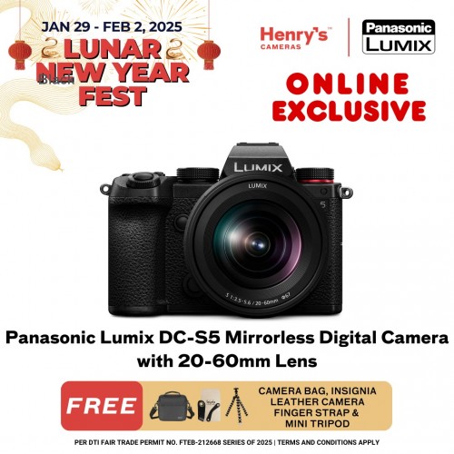 Panasonic Lumix DC-S5 Mirrorless Digital Camera with 20-60mm Lens