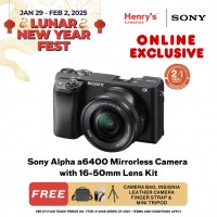 Sony Alpha a6400 Mirrorless Camera with 16-50mm Lens Kit 