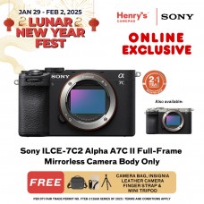 Sony ILCE-7C2 Alpha A7C II Full-Frame Mirrorless Camera Body Only