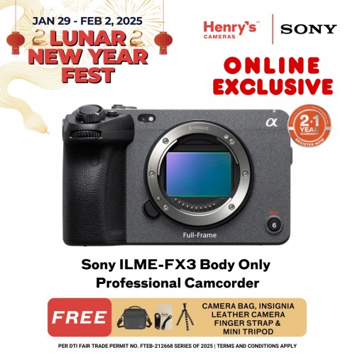 Sony ILME-FX3 Body Only Professional Camcorder