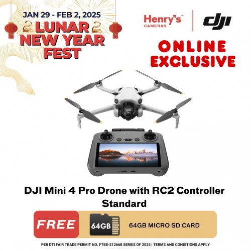 DJI Mini 4 Pro Drone with RC2 Controller Standard