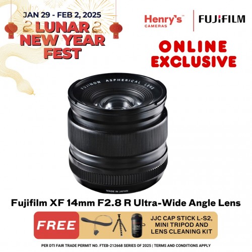 Fujifilm XF 14mm F2.8 R Ultra-Wide Angle Lens