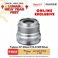 Fujinon XF 23mm F/2.0 WR Silver