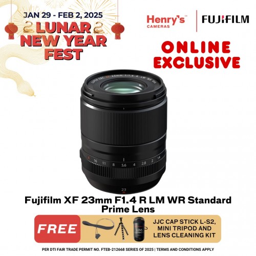 Fujifilm XF 23mm F1.4 R LM WR Standard Prime Lens