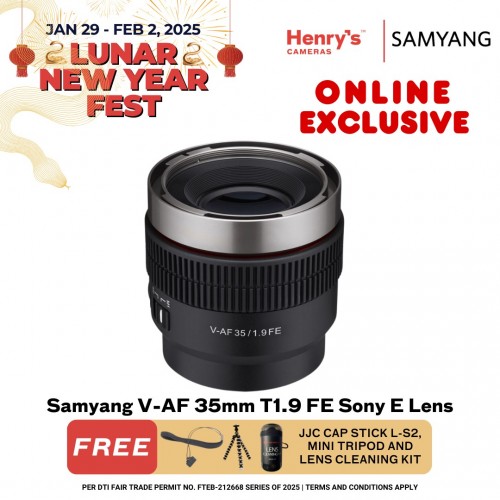 Samyang V-AF 35mm T1.9 FE Sony E Lens