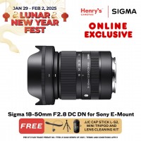 Sigma 18-50mm F2.8 DC DN for Sony E-Mount