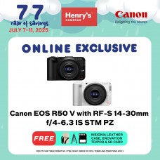 Canon EOS R50 V with RF-S 14-30mm Content Creator Kit