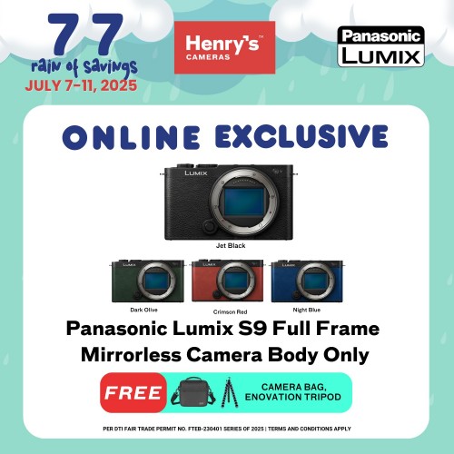Panasonic Lumix S9 Full Frame Mirrorless Camera Body Only