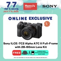 Sony ILCE-7C2 Alpha A7C II Full-Frame Mirrorless Camera with 28-60mm Lens Kit