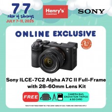 Sony ILCE-7C2 Alpha A7C II Full-Frame Mirrorless Camera with 28-60mm Lens Kit