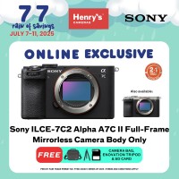 Sony ILCE-7C2 Alpha A7C II Full-Frame Mirrorless Camera Body Only