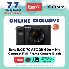 Sony ILCE-7C A7C 28-60mm Kit Compact Full-Frame Camera Black