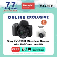 Sony ZV-E10 II Mirrorless Camera with 16-50mm Lens Kit