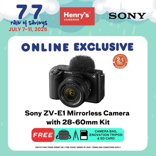 Sony ZV-E1 Mirrorless Camera with 28-60mm Kit