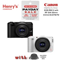 Canon EOS R50 V with RF-S 14-30mm f/4-6.3 IS STM PZ