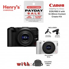 Canon EOS R50 V with RF-S 14-30mm Content Creator Kit