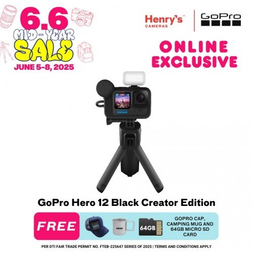 GoPro Hero 12 Action camera Black Creator Edition