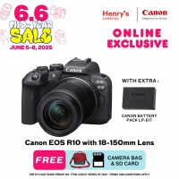 Canon EOS R10 Mirrorless Camera with 18-150mm Lens
