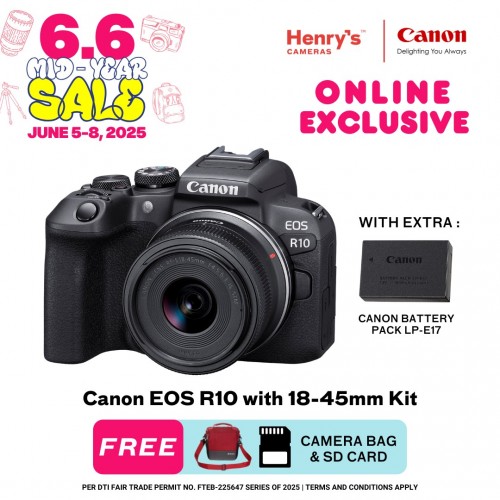 Canon EOS R10 with 18-45mm Kit