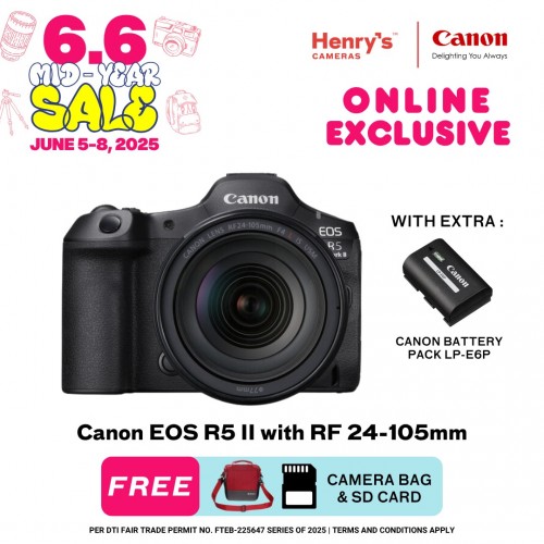 Canon EOS R5 II with RF 24-105mm