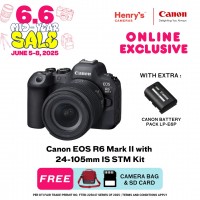 Canon EOS R6 Mark II with 24-105mm IS STM Kit