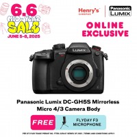 Panasonic Lumix DC-GH5S Mirrorless Micro 4/3 Camera Body