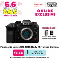 Panasonic Lumix DC-GH6 Body Mirrorless Camera