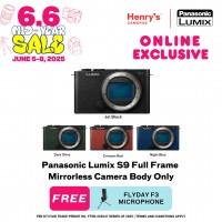 Panasonic Lumix S9 Full Frame Mirrorless Camera Body Only