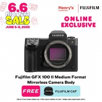 Fujifilm GFX 100 II Medium Format Mirrorless Camera Body [Pre-Order]