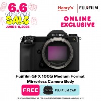 Fujifilm GFX 100S Medium Format Mirrorless Camera Body