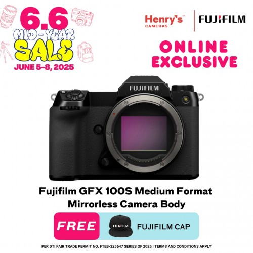 Fujifilm GFX 100S Medium Format Mirrorless Camera Body
