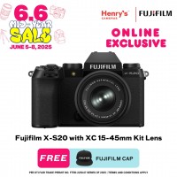 Fujifilm X-S20 with XC 15-45mm Kit Lens Mirrorless Camera 