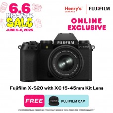 Fujifilm X-S20 with XC 15-45mm Kit Lens Mirrorless Camera 