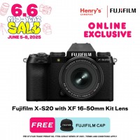Fujifilm X-S20 with XF 16-50mm Kit Lens Mirrorless Camera 