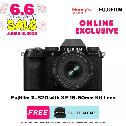Fujifilm X-S20 with XF 16-50mm Kit Lens Mirrorless Camera 