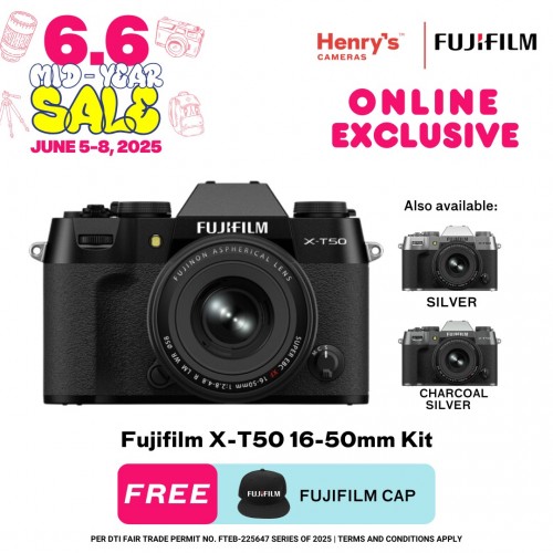 Fujifilm X-T50 16-50mm Kit Digital Mirrorless Camera