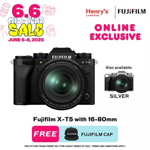 Fujifilm X-T5 with 16-80mm Mirrorless Digital Camera