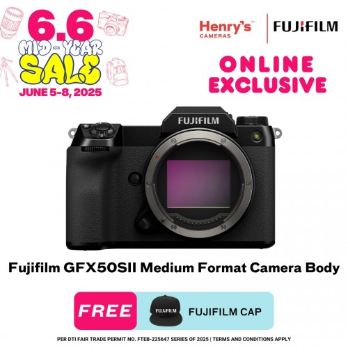 Fujifilm GFX50SII Medium Format Camera Body