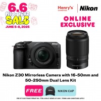 Nikon Z30 Mirrorless Camera with 16-50mm and 50-250mm Dual Lens Kit