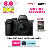 Nikon Z50 II with 16-50mm Lens Kit