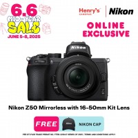 Nikon Z50 Mirrorless with 16-50mm Kit Lens