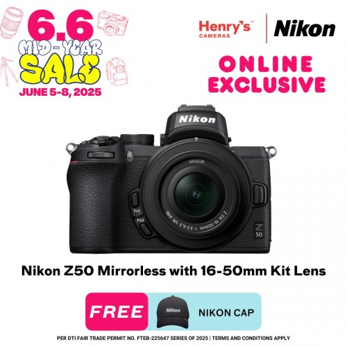 Nikon Z50 Mirrorless with 16-50mm Kit Lens