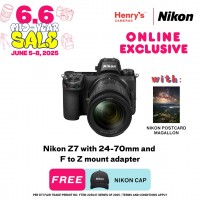 Nikon Z7 with 24-70mm and F to Z mount adapter