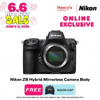 Nikon Z8 Hybrid Mirrorless Camera Body