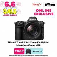 Nikon Z8 with 24-120mm F4 Hybrid Mirrorless Camera Kit 