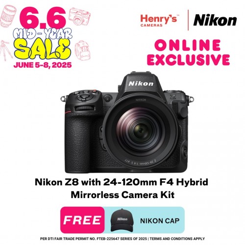 Nikon Z8 with 24-120mm F4 Hybrid Mirrorless Camera Kit 