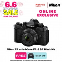 Nikon ZF with 40mm F2.8 SE Black Kit