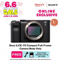 Sony ILCE-7C Compact Full-Frame Camera Body Only